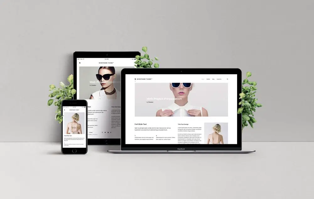 Download Responsive Web Design Showcase free PSD | Mockup+