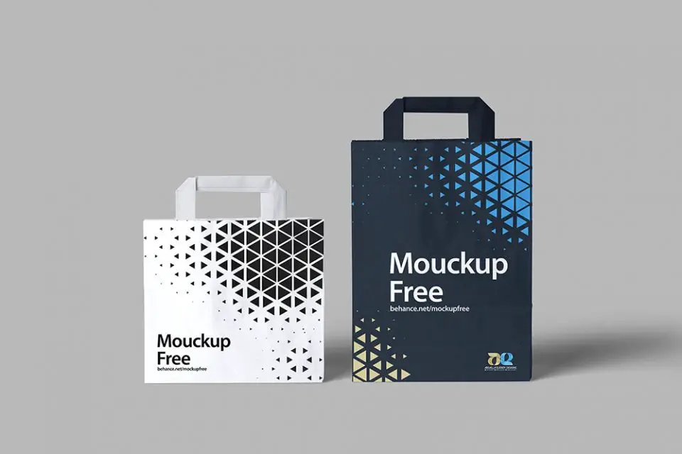 Download Paper Bag Mockup Free Branding Collection | Mockup+