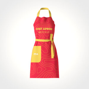 Download Free Chef Kitchen Apron Mockup | Mockup+